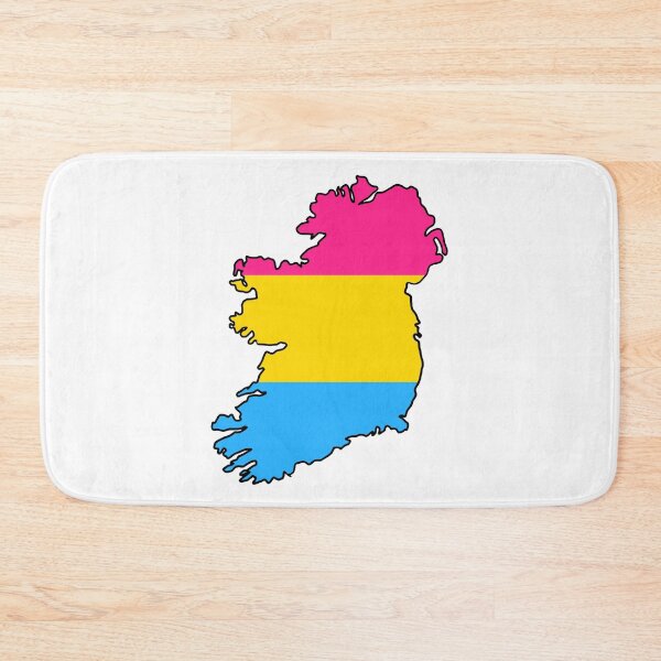 Item preview, Ireland Outline - Pan Pride Flag designed and sold by uni-que-designs.