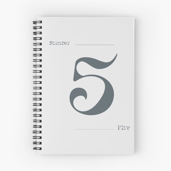 Item preview, Numerical Simple Clean Numbers - Five designed and sold by Levated.