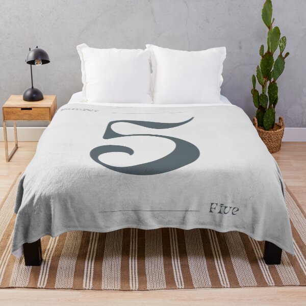 Item preview, Numerical Simple Clean Numbers - Five designed and sold by Levated.