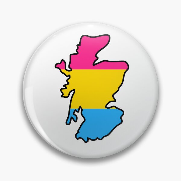 Item preview, Scotland Outline - Pan Pride Flag designed and sold by uni-que-designs.