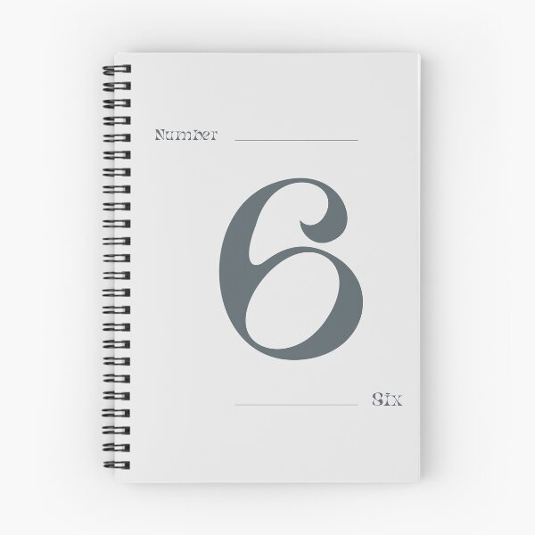 Item preview, Numerical Simple Clean Numbers - Six designed and sold by Levated.