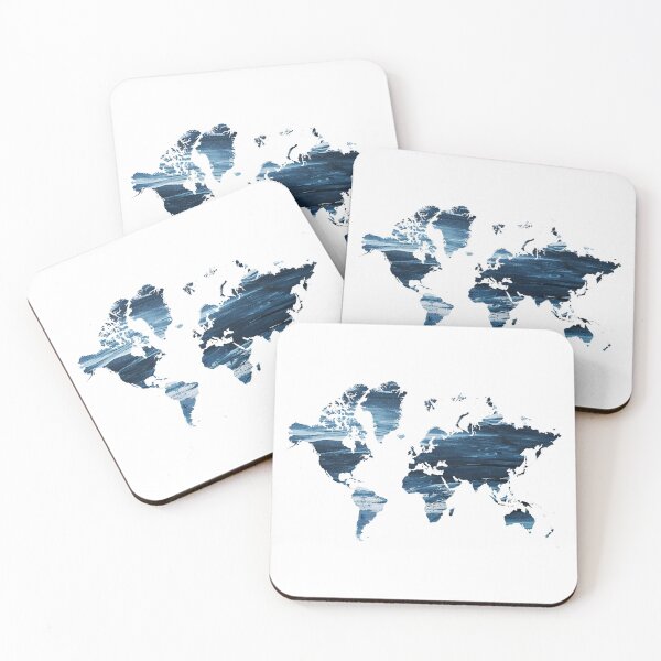 Item preview, Map of the World Colored  designed and sold by ABGdesigns.