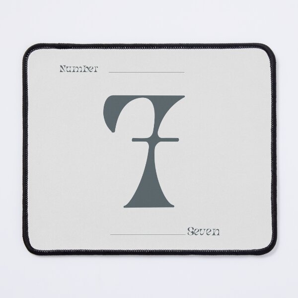 Item preview, Numerical Simple Clean Numbers - Seven designed and sold by Levated.