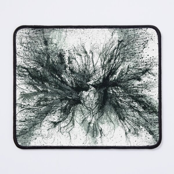 Item preview, Self Respect Is The New Black #456 Black And White Monotone Hand-painted Abstract Painting Inspired by Neuroscience Neurology Brain Cells Neurons Nervous System Acupuncture Points Meridian Channels designed and sold by Rainbow Artist Orlando L.