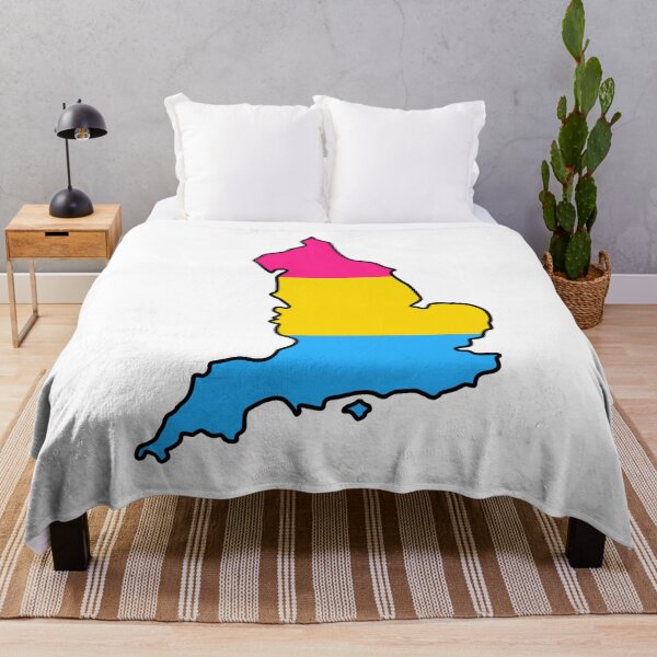 Item preview, England Outline - Pan Pride Flag designed and sold by uni-que-designs.