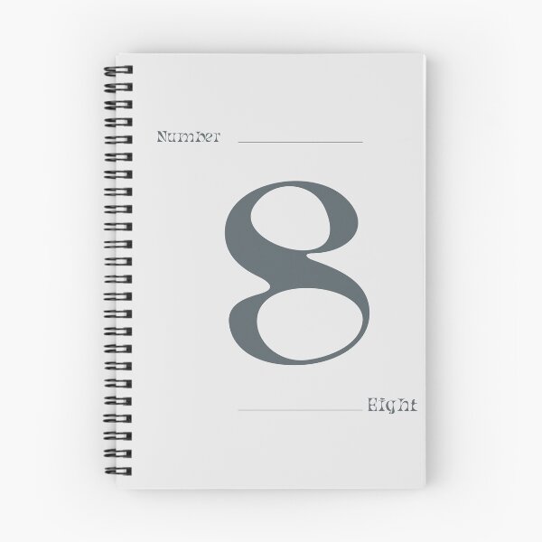 Item preview, Numerical Simple Clean Numbers - Eight  designed and sold by Levated.