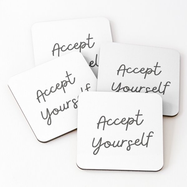 Item preview, Accept Yourself - Motivational Short Quotes designed and sold by rajasekhark.