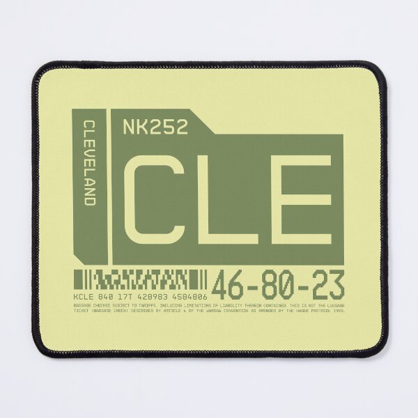 Item preview, Luggage Tag C - CLE Cleveland USA designed and sold by VoodooCircus.