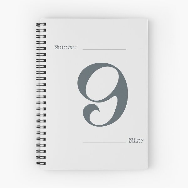 Item preview, Numerical Simple Clean Numbers - Nine designed and sold by Levated.
