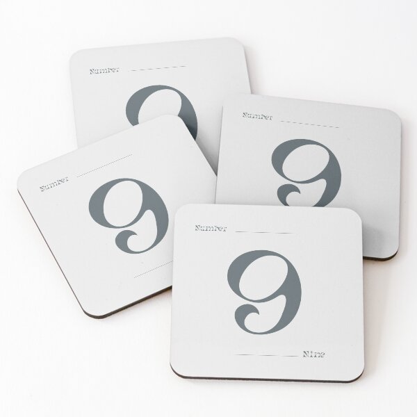 Item preview, Numerical Simple Clean Numbers - Nine designed and sold by Levated.