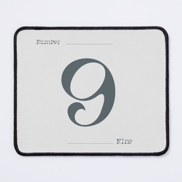 Item preview, Numerical Simple Clean Numbers - Nine designed and sold by Levated.