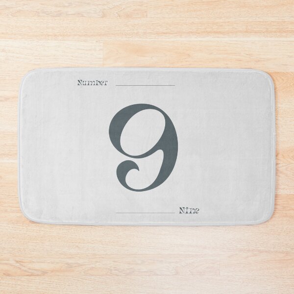 Item preview, Numerical Simple Clean Numbers - Nine designed and sold by Levated.
