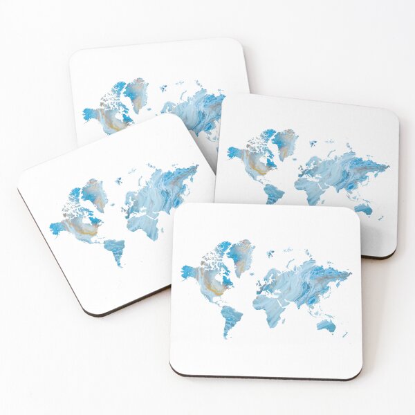 Item preview, Map of the World Colored  designed and sold by ABGdesigns.