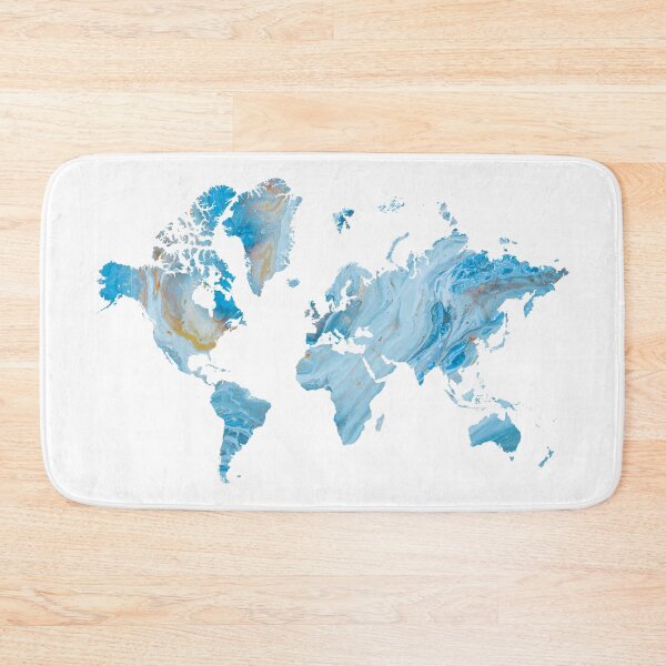 Item preview, Map of the World Colored  designed and sold by ABGdesigns.