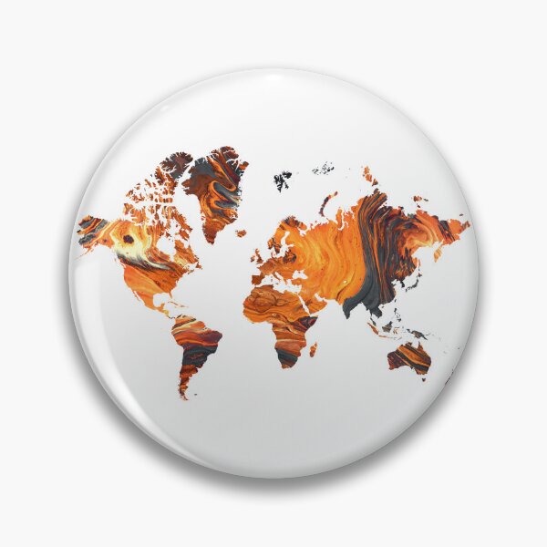 Item preview, Map of the World Colored  designed and sold by ABGdesigns.