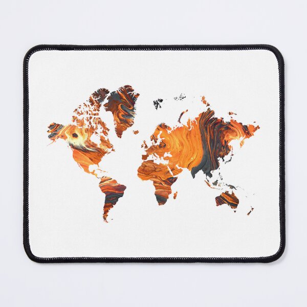 Item preview, Map of the World Colored  designed and sold by ABGdesigns.