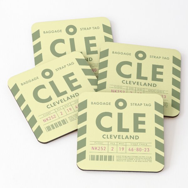 Item preview, Luggage Tag D - CLE Cleveland USA designed and sold by VoodooCircus.