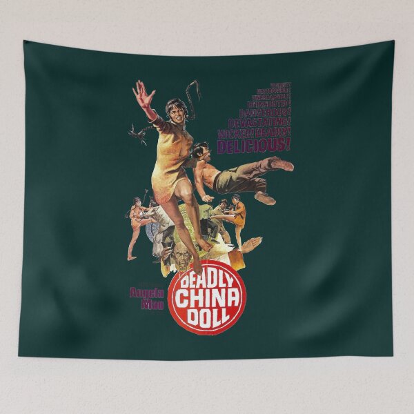 Item preview, Deadly China Doll Angela Mao Kung Fu Martial Arts Film Cinema designed and sold by DasDirkDesign.