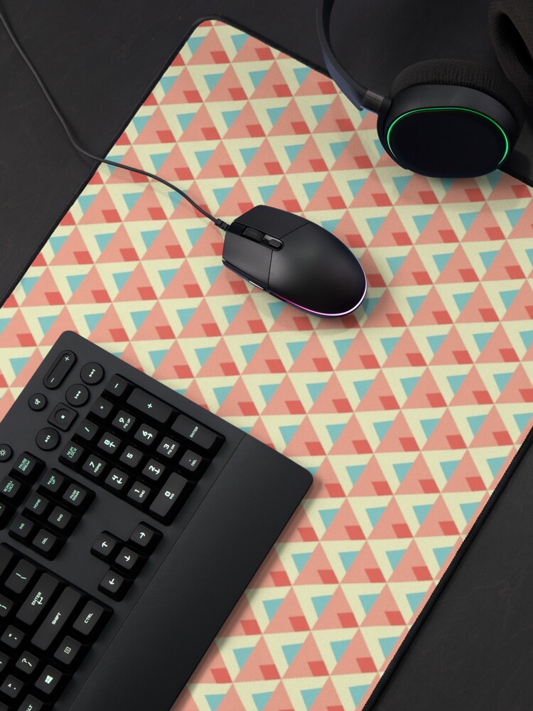 Thumbnail 4 of 5, Mouse Pad, Triangles and diamonds designed and sold by petitspixels.