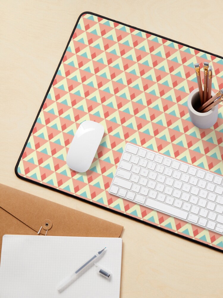 Thumbnail 3 of 5, Mouse Pad, Triangles and diamonds designed and sold by petitspixels.