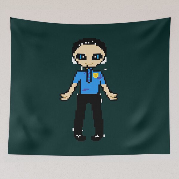 Item preview, Drawing Pixel art, policeman, miscellaneous, people, boy t shirt designed and sold by DasDirkDesign.