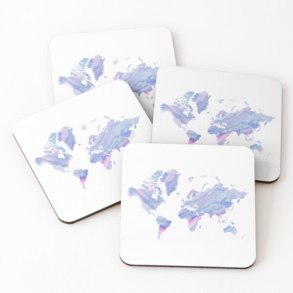 Item preview, Map of the World Colored  designed and sold by ABGdesigns.