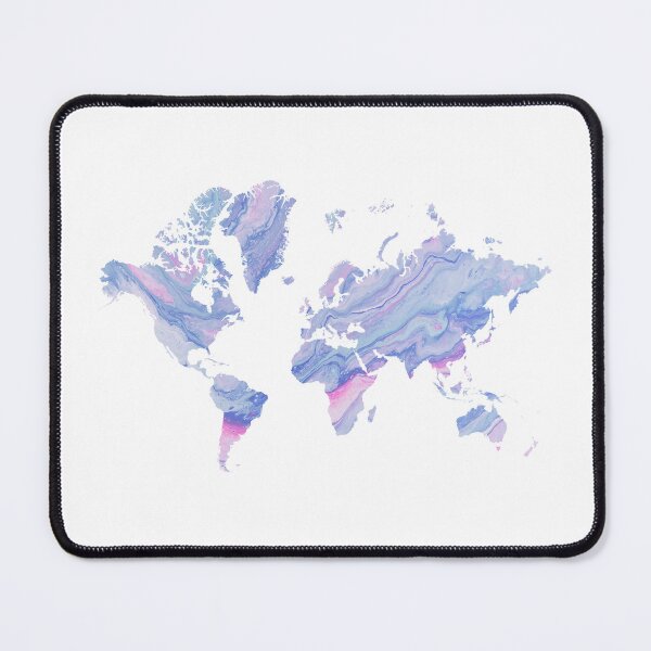 Item preview, Map of the World Colored  designed and sold by ABGdesigns.