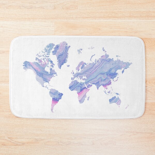 Item preview, Map of the World Colored  designed and sold by ABGdesigns.