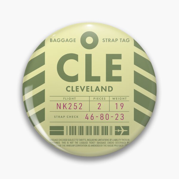 Item preview, Luggage Tag D - CLE Cleveland USA designed and sold by VoodooCircus.