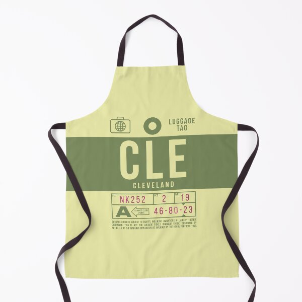 Artikelvorschau, Luggage Tag B - CLE Cleveland USA entworfen und verkauft von VoodooCircus.