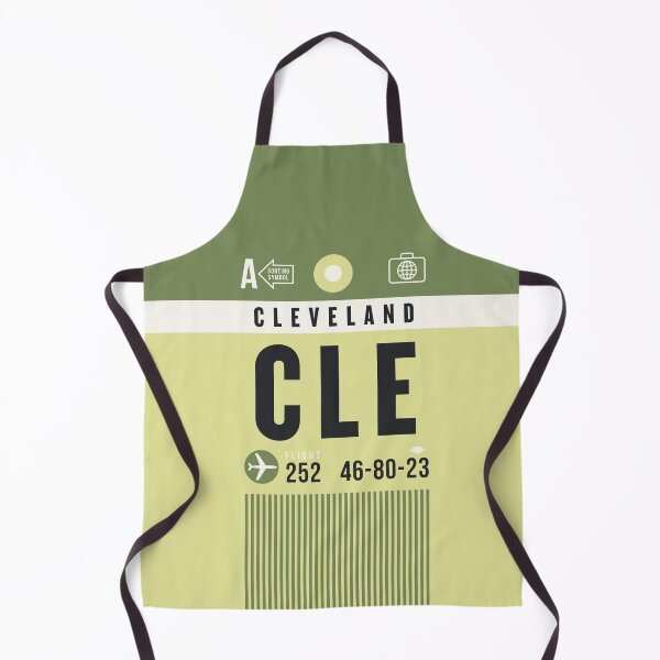 Artikelvorschau, Luggage Tag A - CLE Cleveland USA entworfen und verkauft von VoodooCircus.