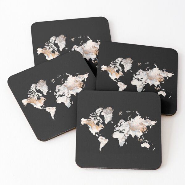 Item preview, Map of the World Colored  designed and sold by ABGdesigns.