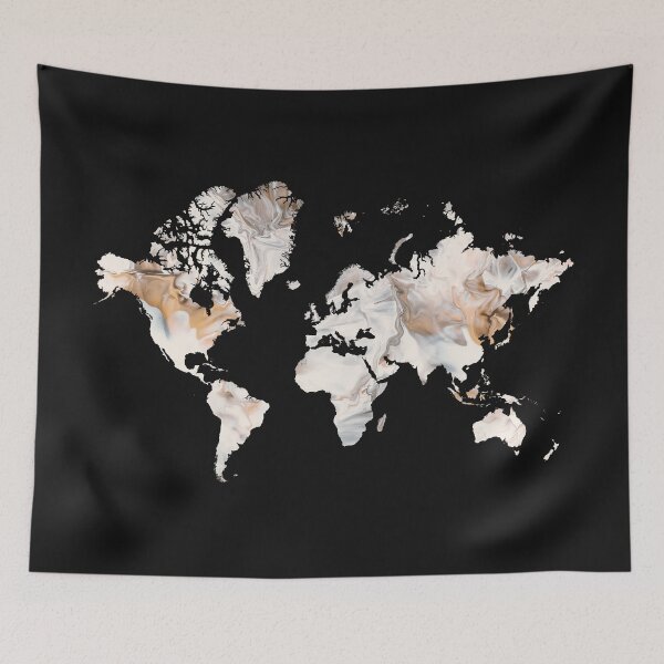 Item preview, Map of the World Colored  designed and sold by ABGdesigns.