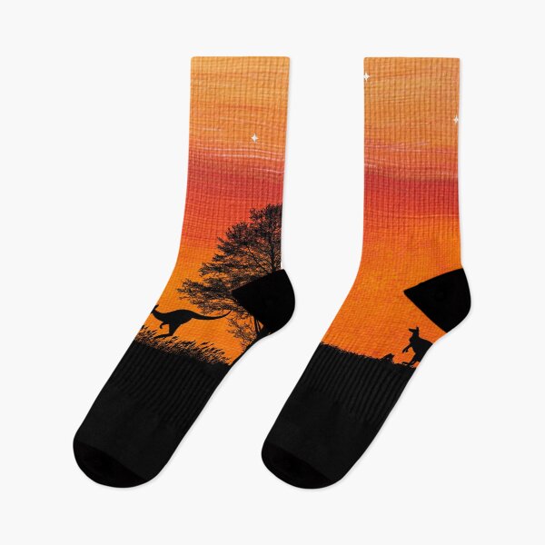 Item preview, Warm Summer's Night in Rural Australia with Kangaroos Roaming Free designed and sold by Rozlar.