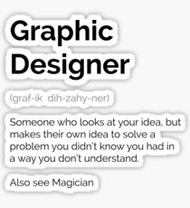 Droll - Graphic Designer Sticker