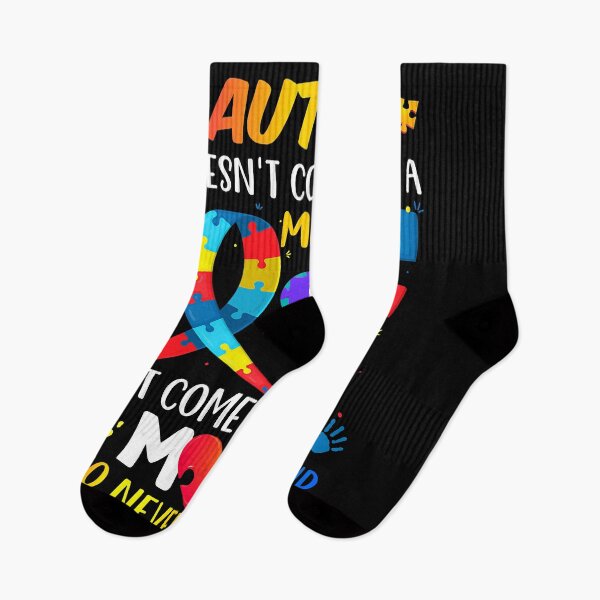 Item preview, Autism Doesn't Come With A Mom Who Never Give Up Manual Women Autism Awareness designed and sold by HaaChris-Artis.