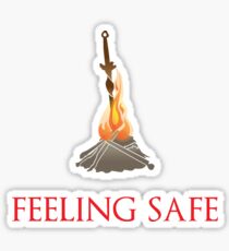 Feeling safe Sticker