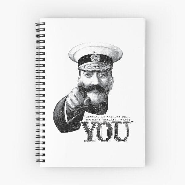 Item preview, ¡El general Melchett te quiere! [Aspecto desgastado] designed and sold by risible.
