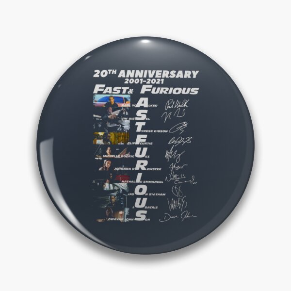 Artikelvorschau, 20. Jahrestag 2001 2021 Fast Furious Signatures entworfen und verkauft von VenexiaJewe.