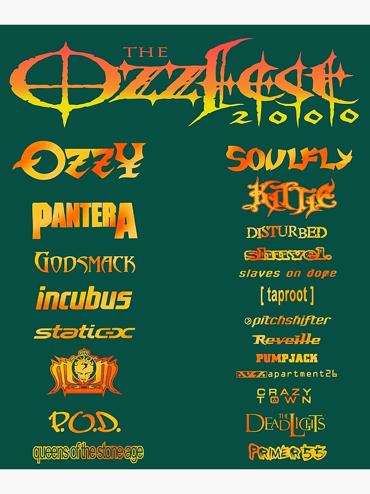 Vintage 2000 Ozzfest