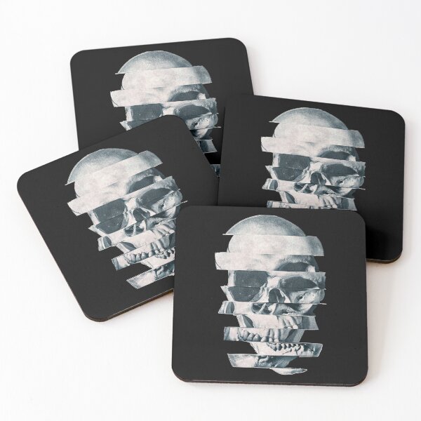 Item preview, Glitch Skull Mono designed and sold by VenexiaJewe.