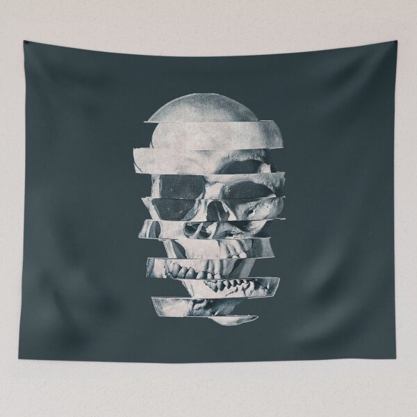 Item preview, Glitch Skull Mono designed and sold by VenexiaJewe.
