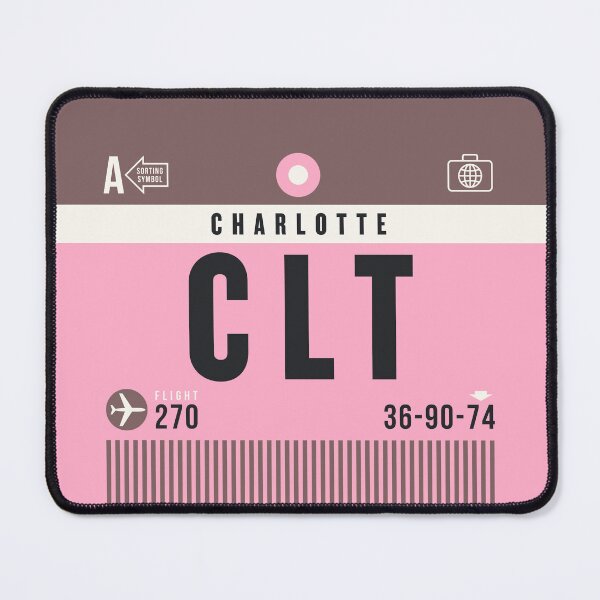 Item preview, Luggage Tag A - CLT Charlotte USA designed and sold by VoodooCircus.