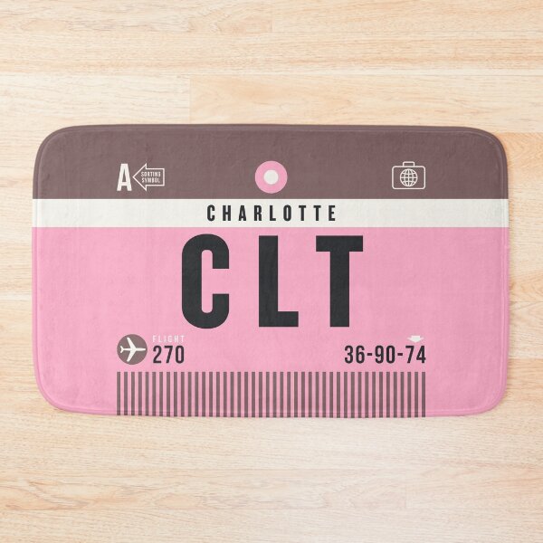 Item preview, Luggage Tag A - CLT Charlotte USA designed and sold by VoodooCircus.