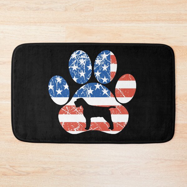 Item preview, Wirehaired Pointing Griffon American Flag Dog Paw Vintage designed and sold by richter74.