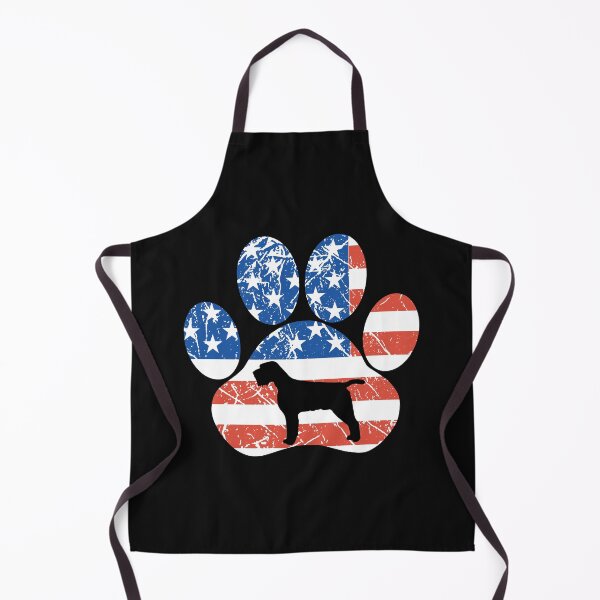 Item preview, Wirehaired Pointing Griffon American Flag Dog Paw Vintage designed and sold by richter74.