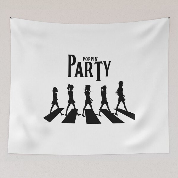 Item preview, Poppin Party T-ShirtPoppin Party The Beatles Parody Bang Dream designed and sold by VenexiaJewe.