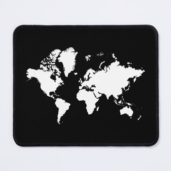 Item preview, Map of the World White designed and sold by ABGdesigns.