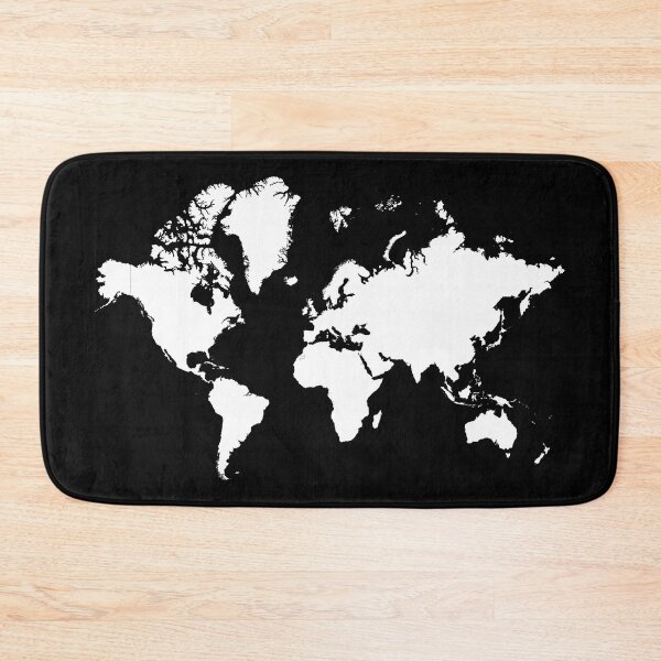 Item preview, Map of the World White designed and sold by ABGdesigns.