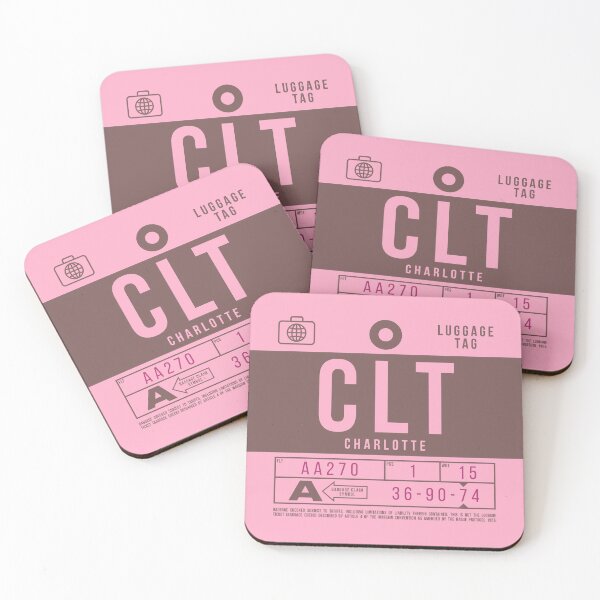 Item preview, Luggage Tag B - CLT Charlotte USA designed and sold by VoodooCircus.